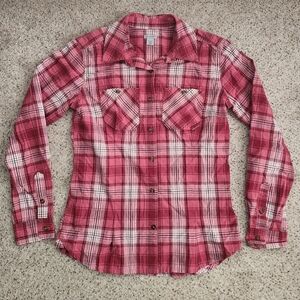 Carhartt Pink Plaid Button-Up Shirt